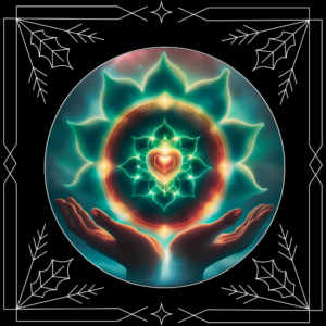 heart chakra artwork for the Heal Your Broken Heart Workshop